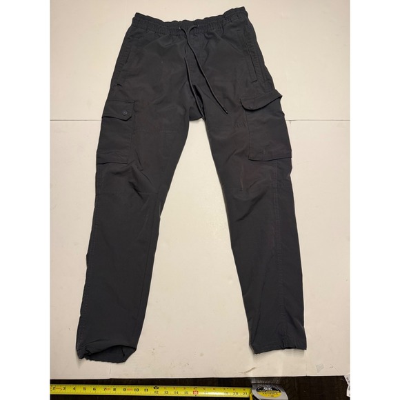 Tahari Pants - Tahari Womens Gray Ripstop Cargo Jogger Pants Size Medium Drawstring Hiking
